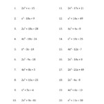 12 Best Images Of Factoring Worksheets PDF Worksheeto