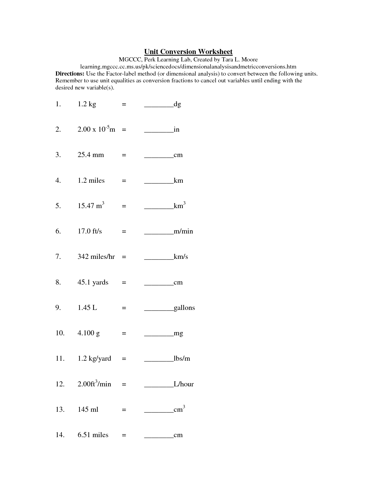 13 Metric Conversions Worksheet With Answers Worksheeto