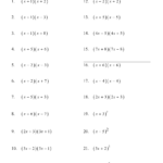 13 Multiplying Binomials Worksheet Worksheeto