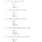 17 Printable Factoring Trinomials Worksheet Worksheeto