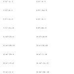 30 Factoring Trinomials Worksheet Algebra 2 Education Template