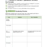 30 Human Population Growth Worksheet Answer Education Template