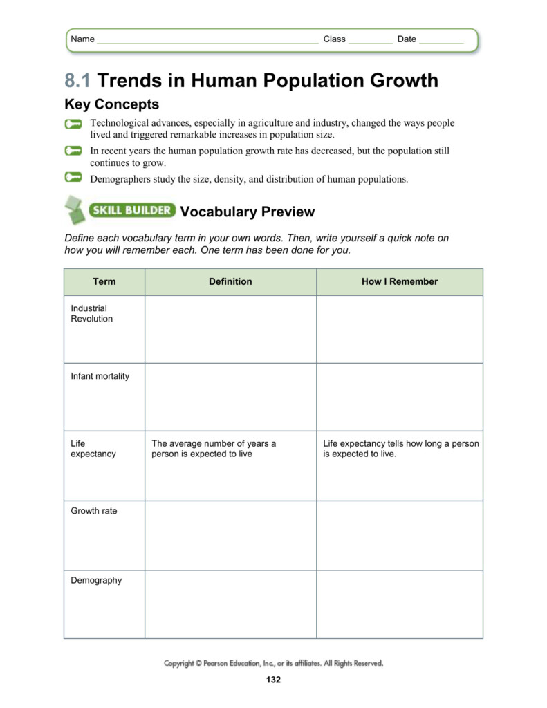 30 Human Population Growth Worksheet Answer Education Template