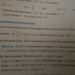 30 The Remainder And Factor Theorems Worksheet Answers Worksheet