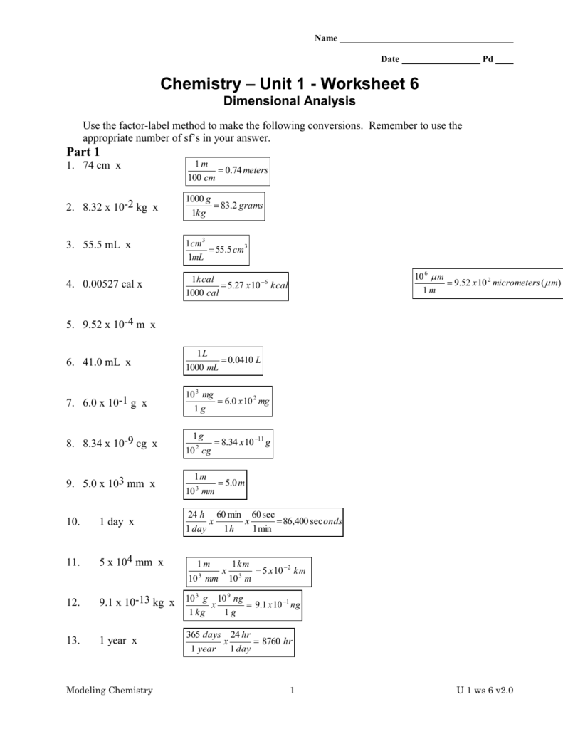 37 Factor Label Method Chemistry Labels Design Ideas 2021