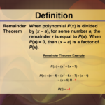 42 The Remainder And Factor Theorems Worksheet Answers Worksheet Database