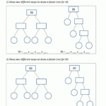 4th Grade Common Factors Worksheet Kidsworksheetfun Gcf And Lcm