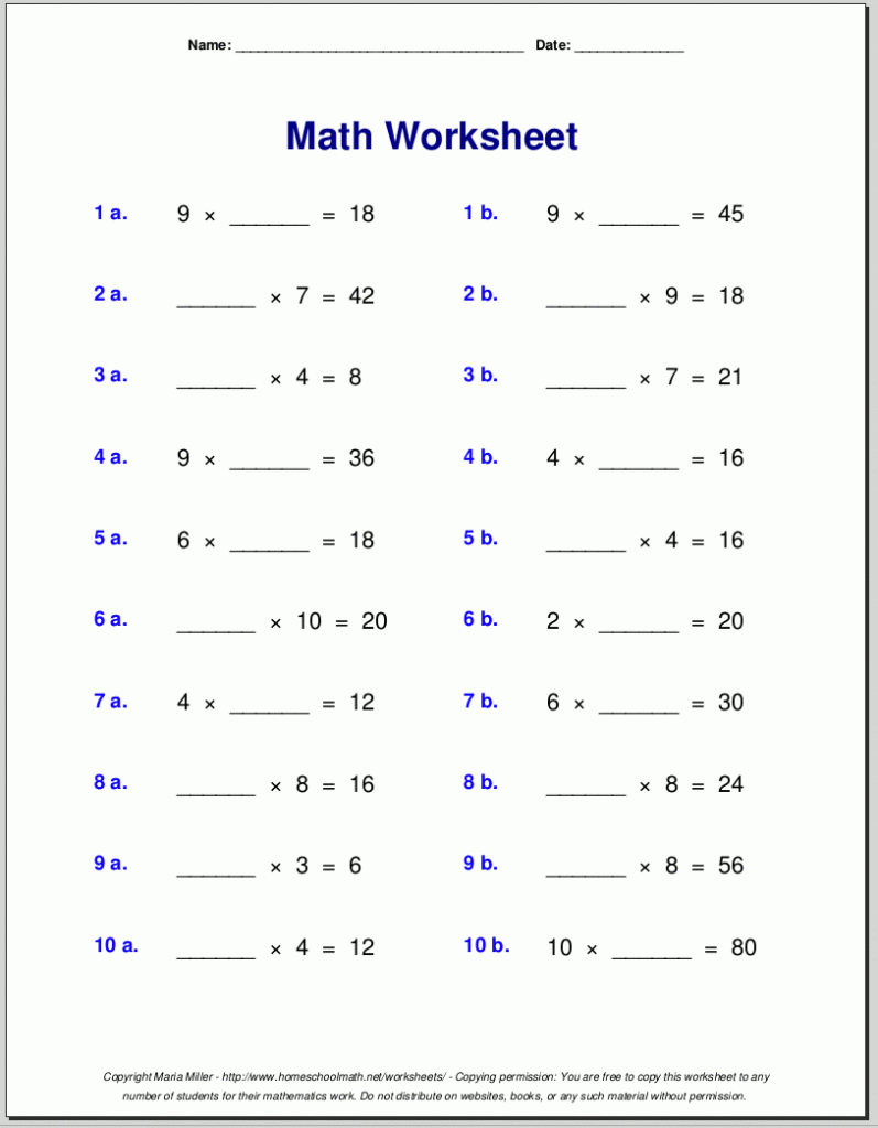 4th Grade Common Factors Worksheet Kidsworksheetfun Gcf And Lcm 