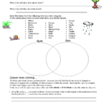 Biotic And Abiotic Factors Worksheets