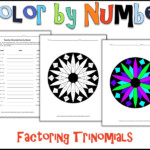 Color By Number Factoring Worksheet Free Download Gmbar co