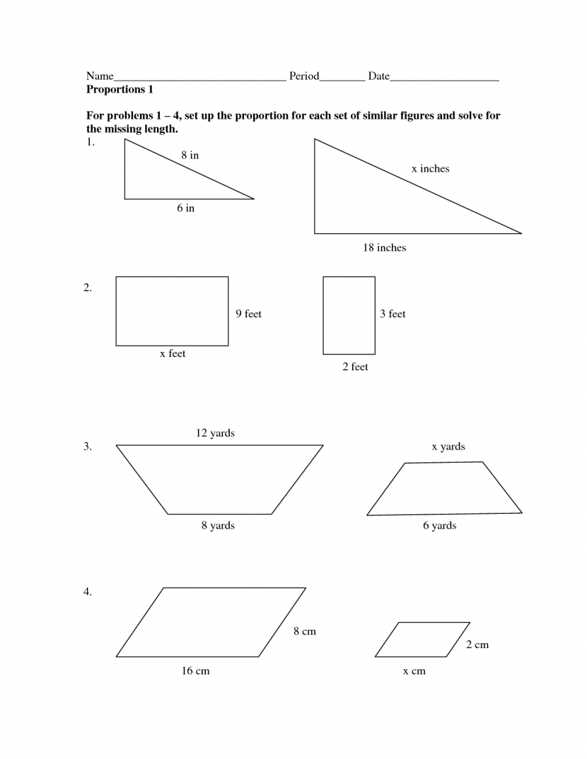 Dilations Worksheet 7th Grade