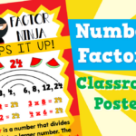Factor Ninja Poster Classroom Games Classroom Displays Teacher