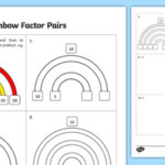 Factor Rainbows Worksheets 99Worksheets