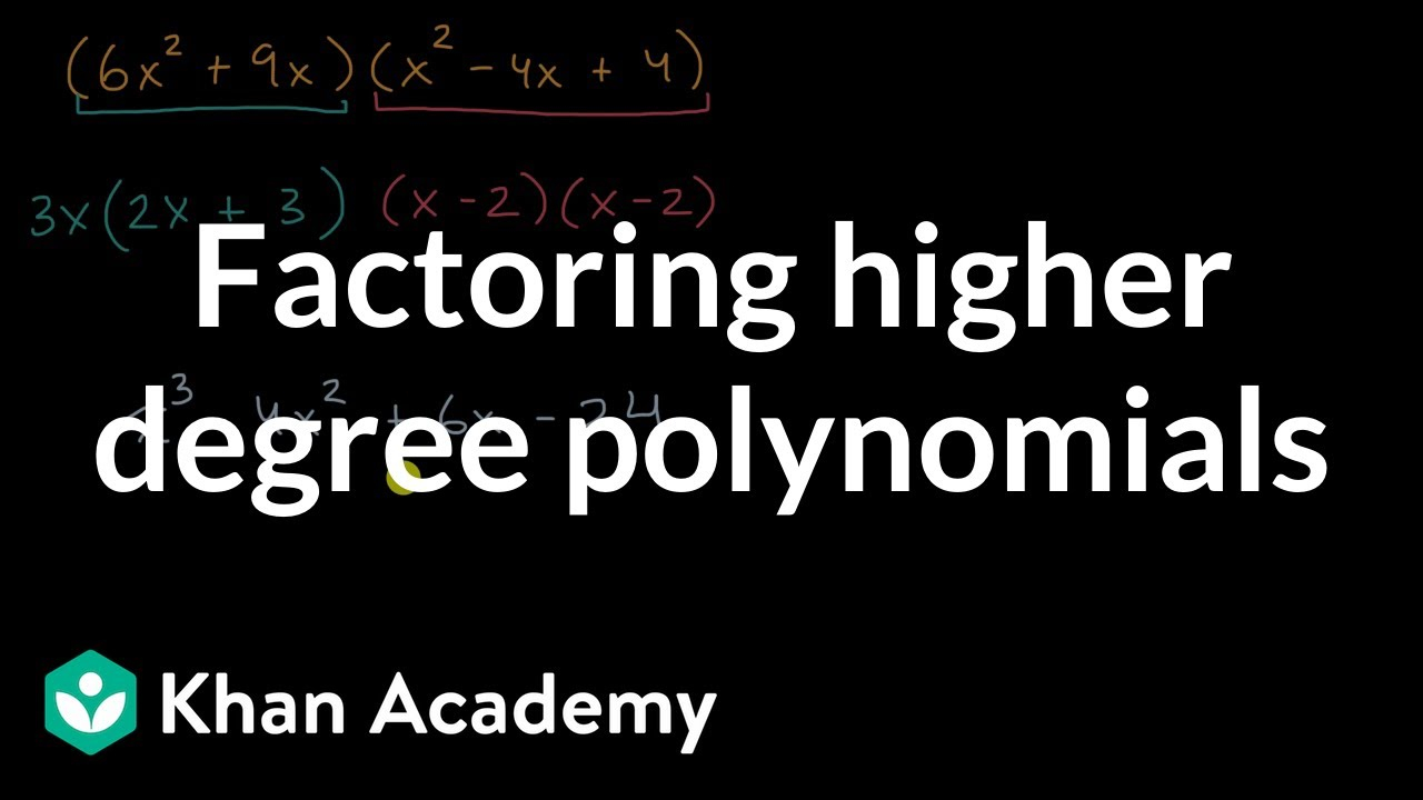 Factor Third Degree Polynomial 2 5 The Fundamental Theorem Of Algebra 