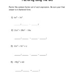 Factoring Polynomials By Grouping Worksheet