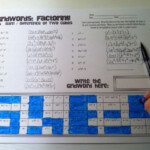 Factoring Polynomials GridWords FULL SET Factoring Polynomials