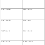 Factoring Polynomials Notes And Worksheets Lindsay Bowden