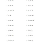 Factoring Practice Worksheet Answers