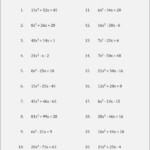 Factoring Quadratic Expressions Worksheet Factoring Practice Worksheet