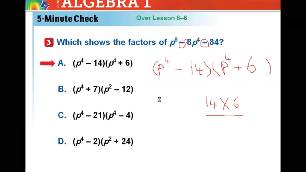 Factoring Special Products YouTube