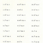 Factoring Trinomials Worksheet Answers Awesome 10 Best Of Factoring