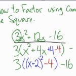 Factoring Using Completing The Square 1 YouTube