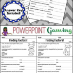 Factoring Worksheet Pdf 4th Grade