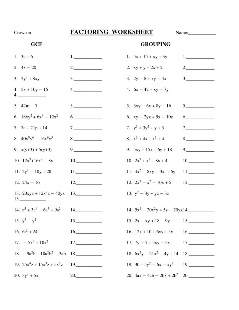 How To Factor Polynomials By Grouping News At How To Www joeposnanski