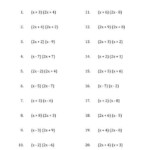 Multiplying Factors Of Quadratic Expressions With X Coefficients Of 1