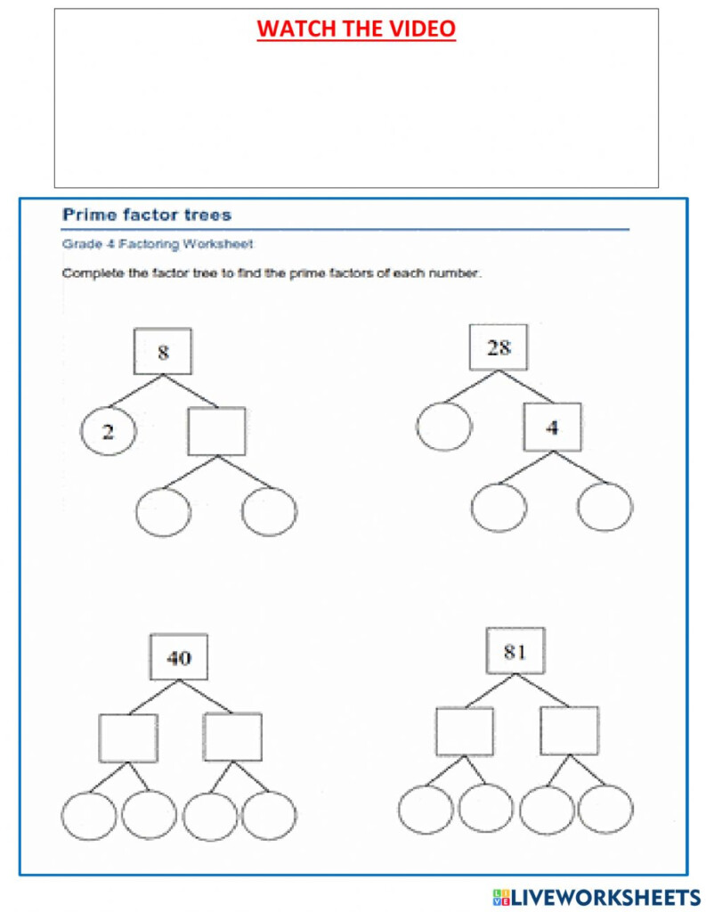 Factor By Groupiing Worksheet - FactorWorksheets.com