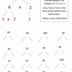 Prime Factorization Tree Worksheet Awesome Factoring Worksheets