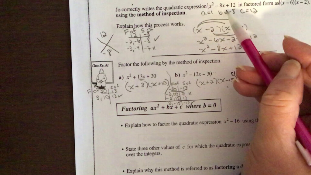 Quadratic Equations Lesson 1 Part 1 YouTube