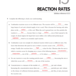 Reaction Rates
