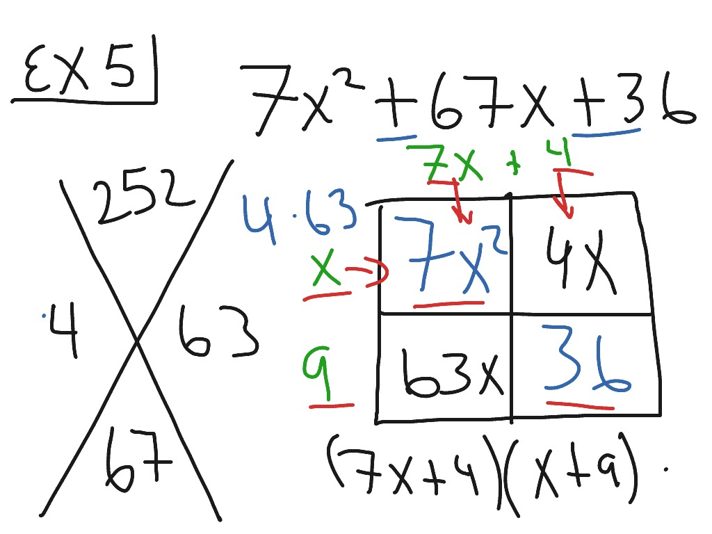 ShowMe Factoring A Quadratic With Leading Coefficient Greater Than 1