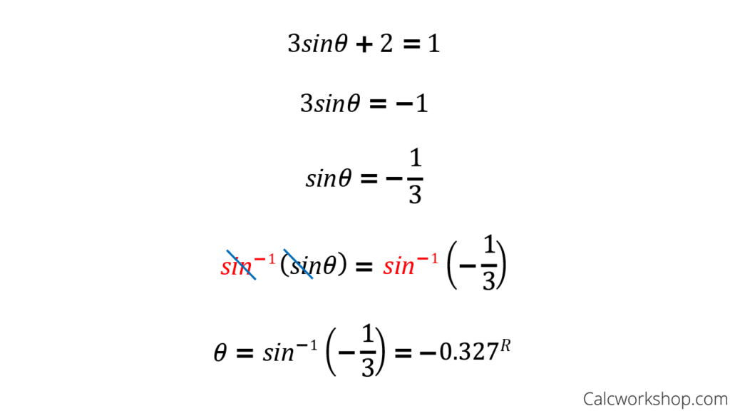 Solving Trig Equations Using Inverses 15 Helpful Examples 