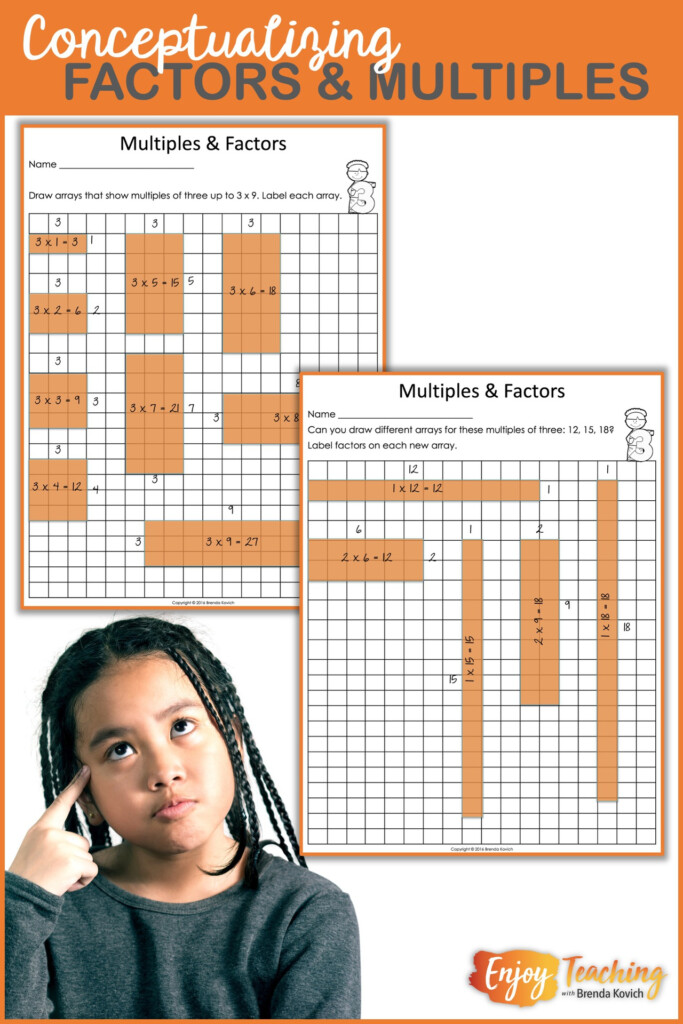 Teaching Factors Arrays Prime Composite Square Enjoy Teaching 