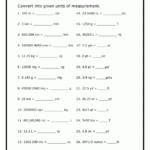 Unit Conversion Practice Worksheets 99Worksheets