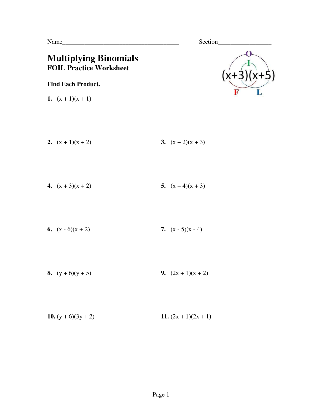 15 Foil Practice Worksheet Printable Worksheeto