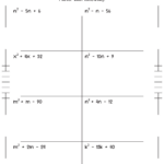 16 Factoring Worksheets Algebra II Worksheeto