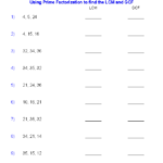 16 GCF Worksheets With Answers Worksheeto