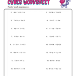 18 Factoring Using GCF Worksheet pdf Worksheeto