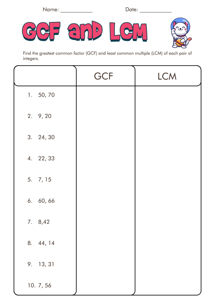 18 Factoring Using GCF Worksheet pdf Worksheeto