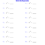 20 Exponents Worksheets Grade 8 Worksheets Decoomo