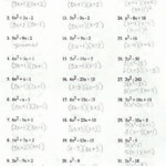 20 Worksheet Factoring Trinomials Answers Simple Template Design