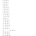 30 Algebra 1 Factoring Worksheet Education Template