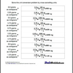 30 Chemistry Conversion Factors Worksheet Education Template