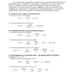 30 Chemistry Conversion Factors Worksheet Support Worksheet