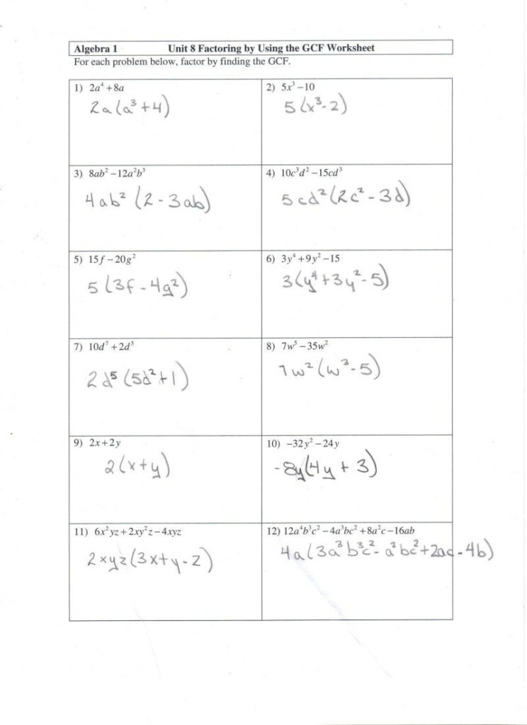 30 Factoring Trinomials Worksheet Answer Key Education Template