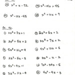 30 Factoring Worksheet Algebra 2 Education Template