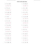 30 Factoring X2 Bx C Worksheet Education Template
